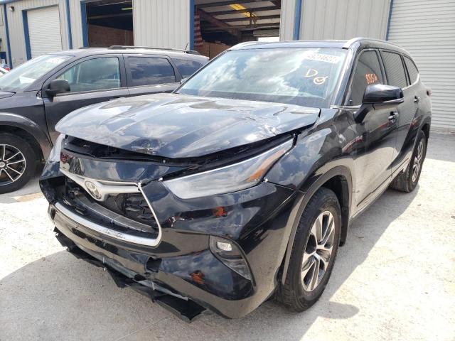 Photo 2 from auction – 2021 TOYOTA HIGHLANDER with VIN 5TDGZRAH8MS538185