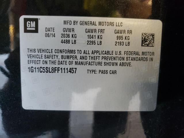 Photo 10 from auction – 2015 CHEVROLET MALIBU 1LT with VIN 1G11C5SL8FF111457