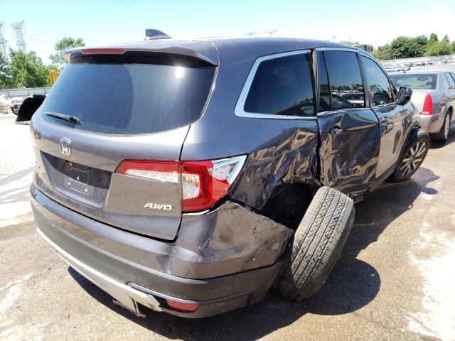Photo 4 from auction – 2021 HONDA PILOT EX with VIN 5FNYF6H36MB009814