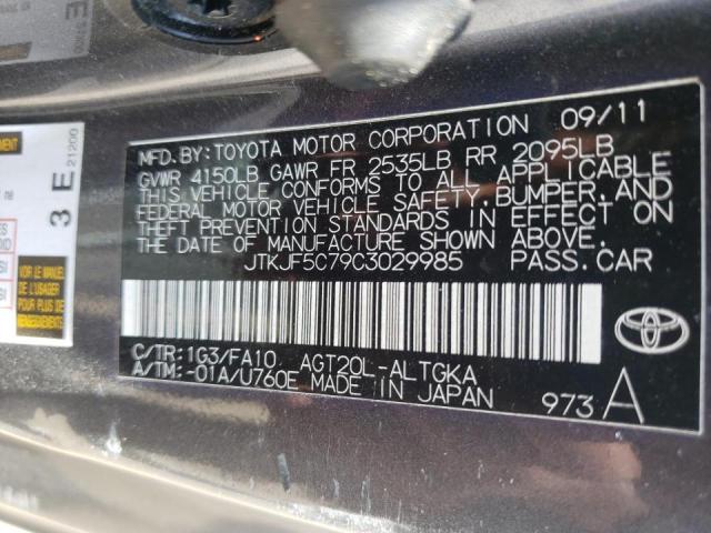 Photo 10 from auction – 2012 TOYOTA SCION TC with VIN JTKJF5C79C3029985