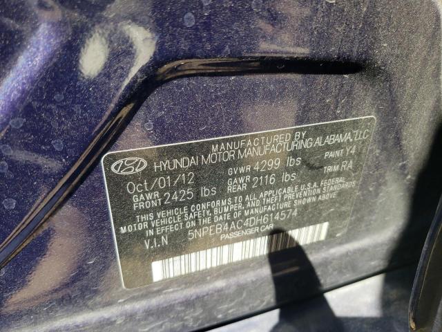 Photo 10 from auction – 2013 HYUNDAI SONATA GLS with VIN 5NPEB4AC4DH614574