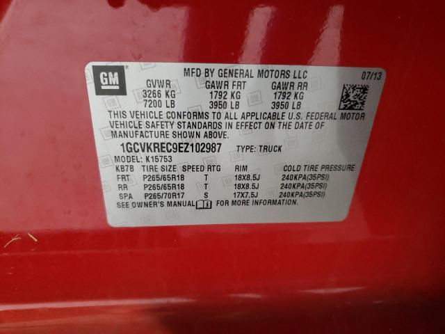 Photo 10 from auction – 2014 CHEVROLET silverado with VIN 1GCVKREC9EZ102987