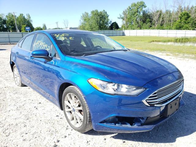FORD FUSION SE 2017 with VIN 3FA6P0H77HR108706 - Photo from auction