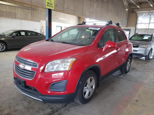 Photo 2 from auction – 2015 CHEVROLET TRAX 1LT with VIN KL7CJRSB3FB263090