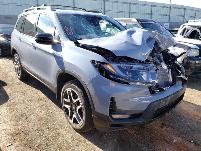 HONDA PASSPORT E 2022 with VIN 5FNYF8H03NB002872 - Photo from auction