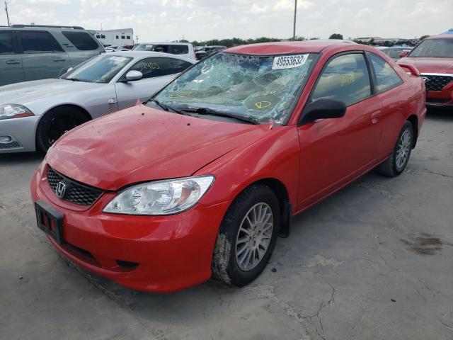 Photo 2 from auction – 2005 HONDA CIVIC LX with VIN 1HGEM22555L066727