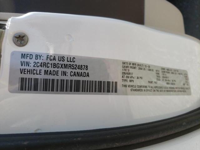 Photo 10 from auction – 2021 CHRYSLER PACIFICA T with VIN 2C4RC1BGXMR524878
