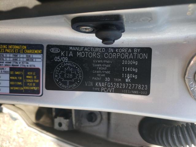 Photo 10 from auction – 2009 KIA RONDO BASE with VIN KNAFG528297277823