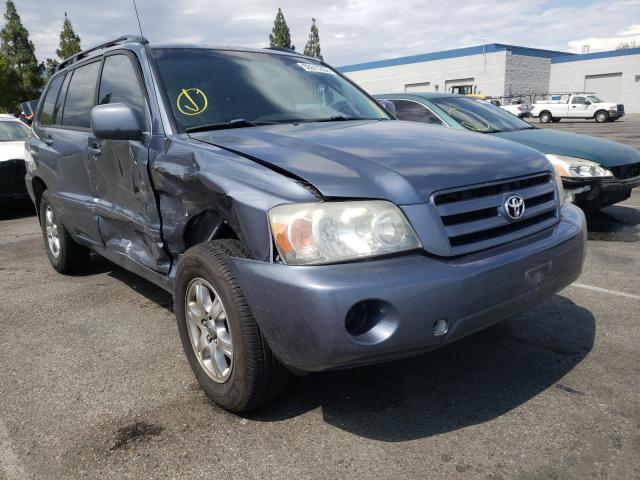TOYOTA HIGHLANDER 2006 with VIN JTEGP21A060110693 - Photo from auction