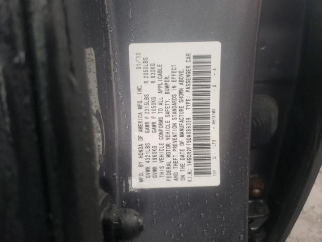 Photo 10 from auction – 2013 HONDA ACCORD EX with VIN 1HGCR2F79DA088339