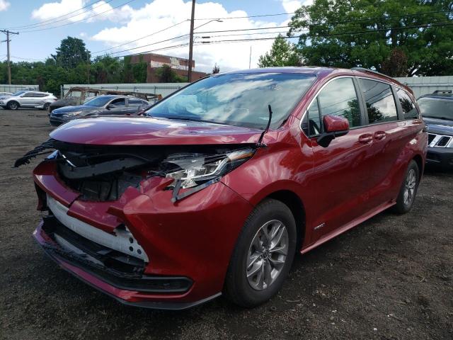 Photo 2 from auction – 2021 TOYOTA SIENNA LE with VIN 5TDKSKFC8MS036439