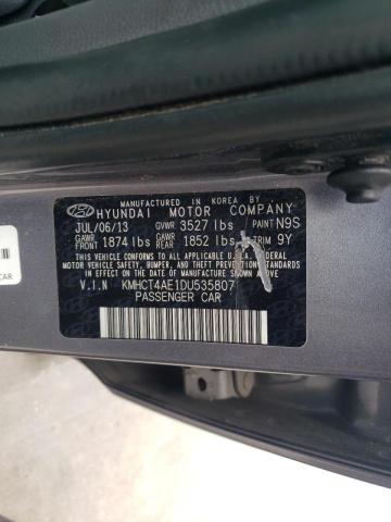 Photo 10 from auction – 2013 HYUNDAI ACCENT GLS with VIN KMHCT4AE1DU535807