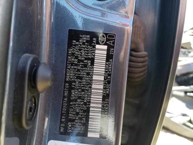 Photo 10 from auction – 2018 TOYOTA COROLLA L with VIN 2T1BURHE3JC059665