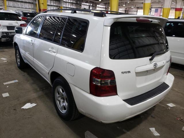 Photo 3 from auction – 2005 TOYOTA HIGHLANDER with VIN JTEGD21A750116075