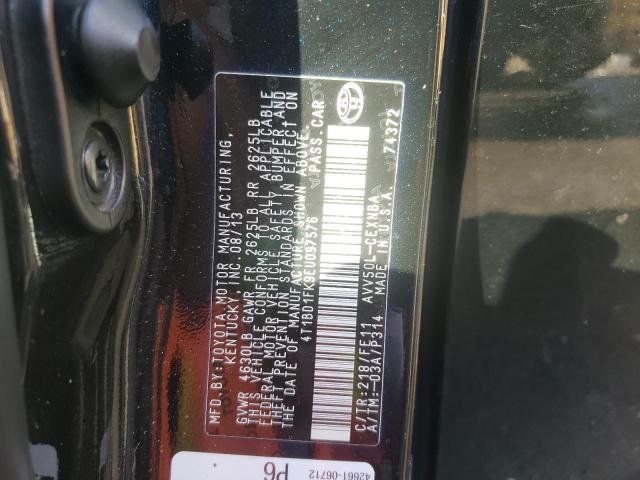 Photo 10 from auction – 2014 TOYOTA CAMRY HYBR with VIN 4T1BD1FK9EU097576