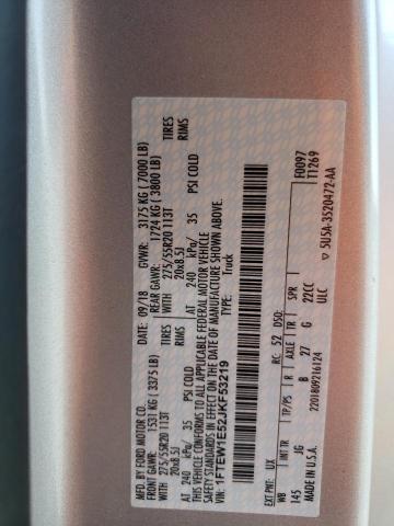 Photo 10 from auction – 2018 FORD F150 SUPER with VIN 1FTEW1E52JKF53219