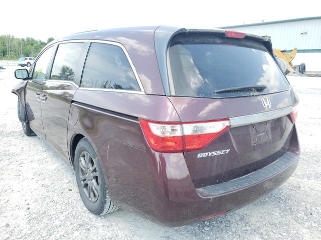 Photo 3 from auction – 2011 HONDA ODYSSEY EX with VIN 5FNRL5H42BB052687