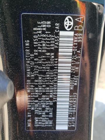 Photo 10 from auction – 2019 TOYOTA COROLLA L with VIN 5YFBURHE9KP904844