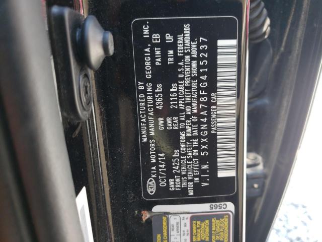 Photo 10 from auction – 2015 KIA OPTIMA EX with VIN 5XXGN4A78FG415237