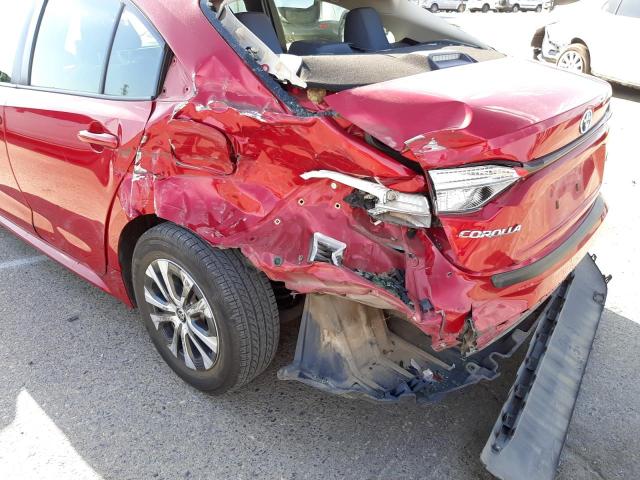 Photo 9 from auction – 2020 TOYOTA COROLLA LE with VIN JTDEBRBE2LJ000741