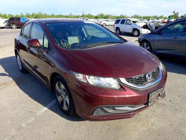 Photo 1 from auction – 2013 HONDA CIVIC LX with VIN 2HGFB2F57DH526289