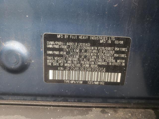صورة رقم 10 من المزاد - 2009 SUBARU FORESTER مع VIN JF2SH63639H709204
