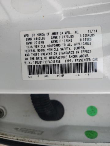 Photo 10 from auction – 2015 ACURA TLX with VIN 19UUB1F33FA009458