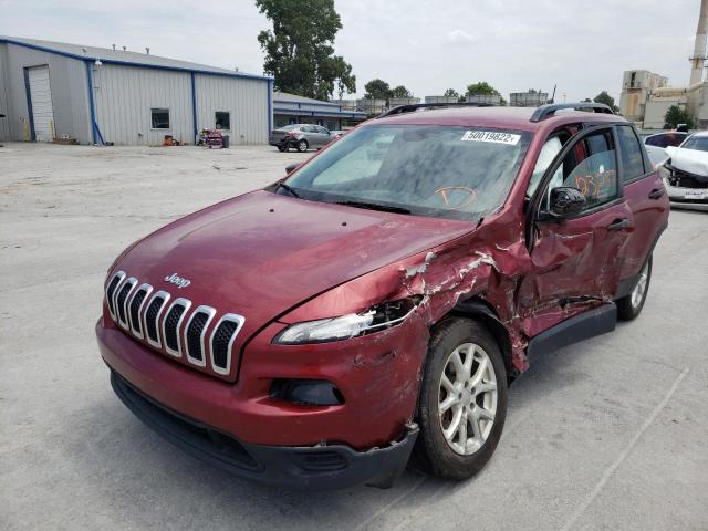 Photo 2 from auction – 2014 JEEP CHEROKEE S with VIN 1C4PJLAB9GW258375