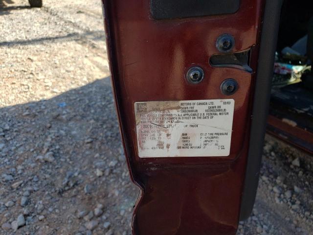 Photo 10 from auction – 2003 CHEVROLET SILVERADO with VIN 2GCEC19T731307125