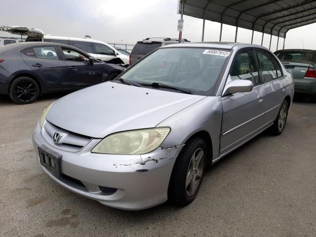 Photo 2 from auction – 2004 HONDA CIVIC EX with VIN 2HGES26744H561949