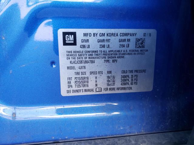 Photo 10 from auction – 2018 BUICK ENCORE ESS with VIN KL4CJCSB7JB647084