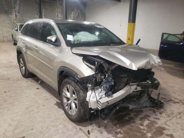 TOYOTA HIGHLANDER 2014 with VIN 5TDJKRFH5ES011810 - Photo from auction