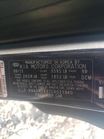 Photo 10 from auction – 2012 KIA RIO EX with VIN KNADN5A37C6021340