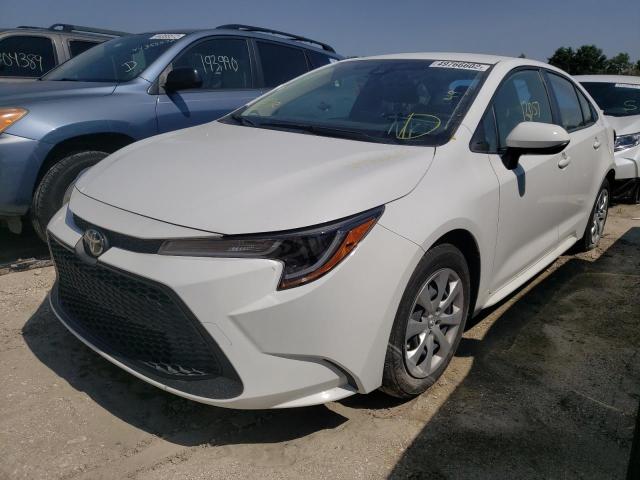 Photo 2 from auction – 2021 TOYOTA COROLLA LE with VIN JTDEPMAE0MJ183306