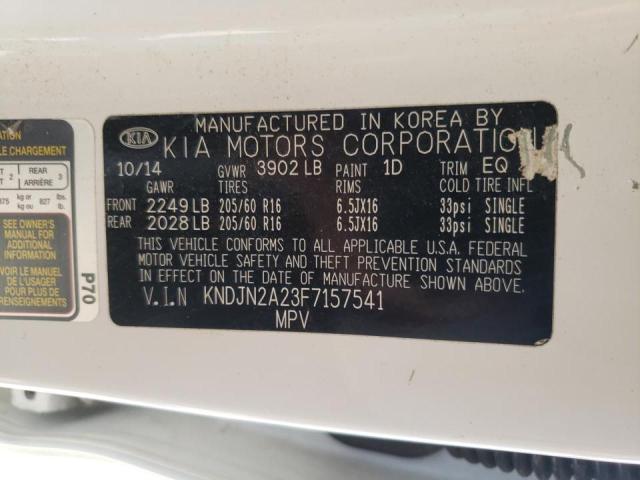 Photo 10 from auction – 2015 KIA SOUL with VIN KNDJN2A23F7157541
