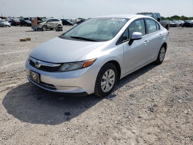 Photo 2 from auction – 2012 HONDA CIVIC LX with VIN 2HGFB2F58CH609485