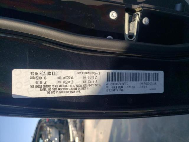 Photo 10 from auction – 2019 DODGE CHARGER SX with VIN 2C3CDXBG9KH548327