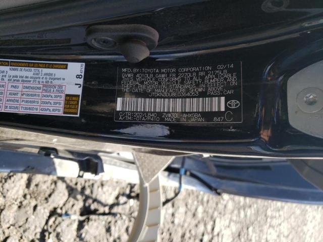 Photo 10 from auction – 2014 TOYOTA PRIUS with VIN JTDKN3DU8E0364053