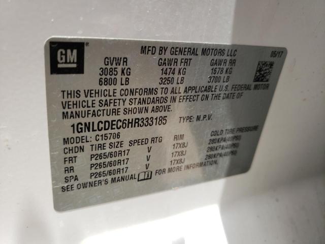 Photo 10 from auction – 2017 CHEVROLET TAHOE POLI with VIN 1GNLCDEC6HR333185