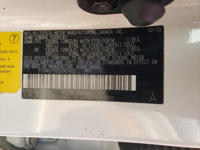 Фото 10 с аукциона – 2005 LEXUS RX 330 с VIN 2T2HA31U95C061455