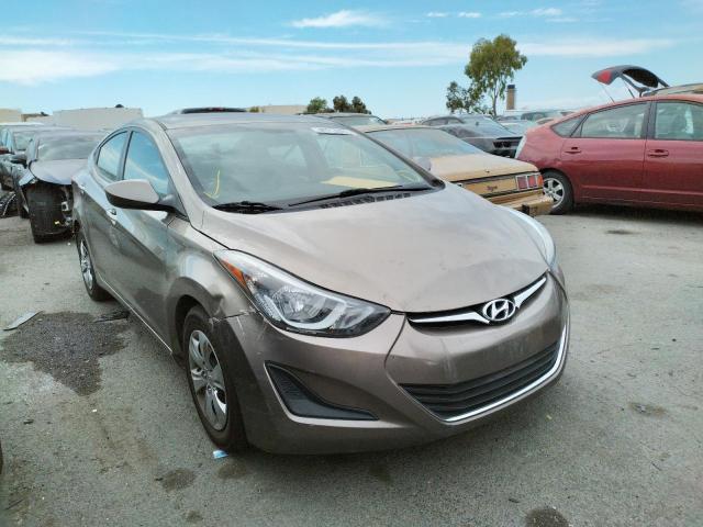 Photo 1 from auction – 2016 HYUNDAI ELANTRA SE with VIN 5NPDH4AE2GH709151