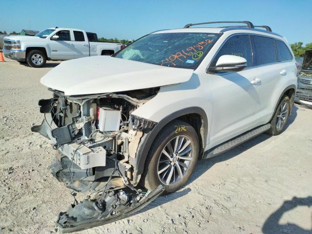 Photo 2 from auction – 2017 TOYOTA HIGHLANDER with VIN 5TDKZRFH4HS523711