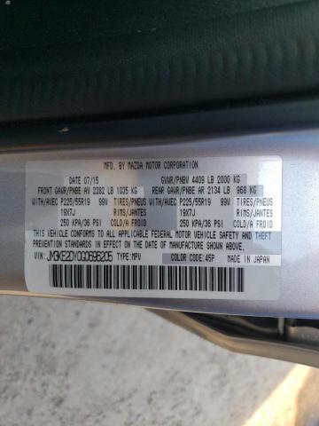 Photo 10 from auction – 2016 MAZDA CX-5 with VIN JM3KE2DY0G0696205