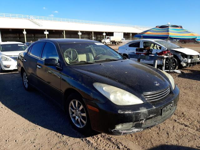 LEXUS ES 300 2003 with VIN JTHBF30G730102274 - Photo from auction