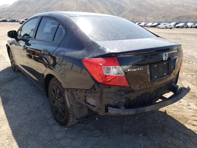 Photo 3 from auction – 2012 HONDA CIVIC LX with VIN 19XFB2F53CE311081