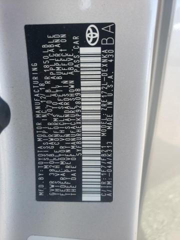 Photo 10 from auction – 2019 TOYOTA COROLLA L with VIN 5YFBURHEXKP928098