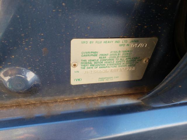 Photo 10 from auction – 2008 SUBARU FORESTER 2 with VIN JF1SG63678H705288