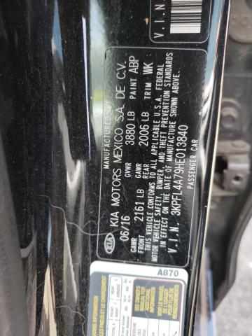 Photo 10 from auction – 2017 KIA FORTE LX with VIN 3KPFL4A79HE013840