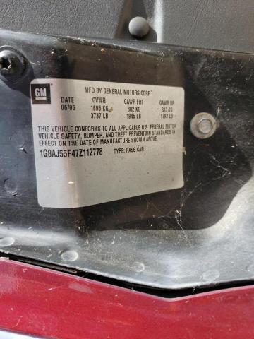 Photo 10 from auction – 2007 SATURN ION LEVEL with VIN 1G8AJ55F47Z112778