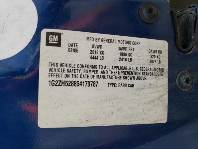 Photo 10 from auction – 2005 PONTIAC G6 with VIN 1G2ZH528854170787